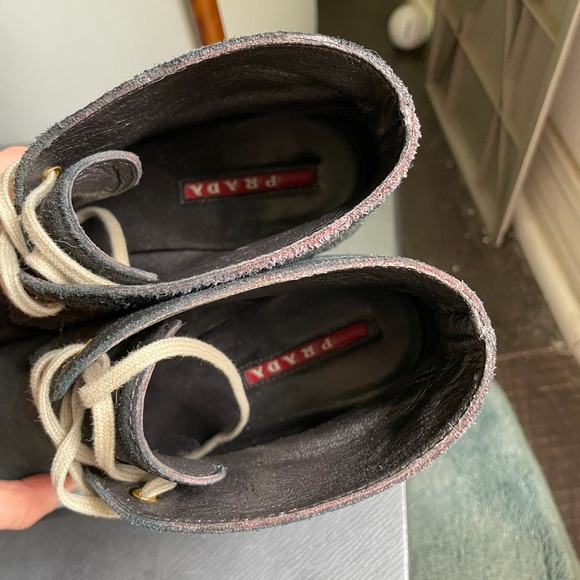 Prada Suede Bootie size 35 - Picture 4 of 5